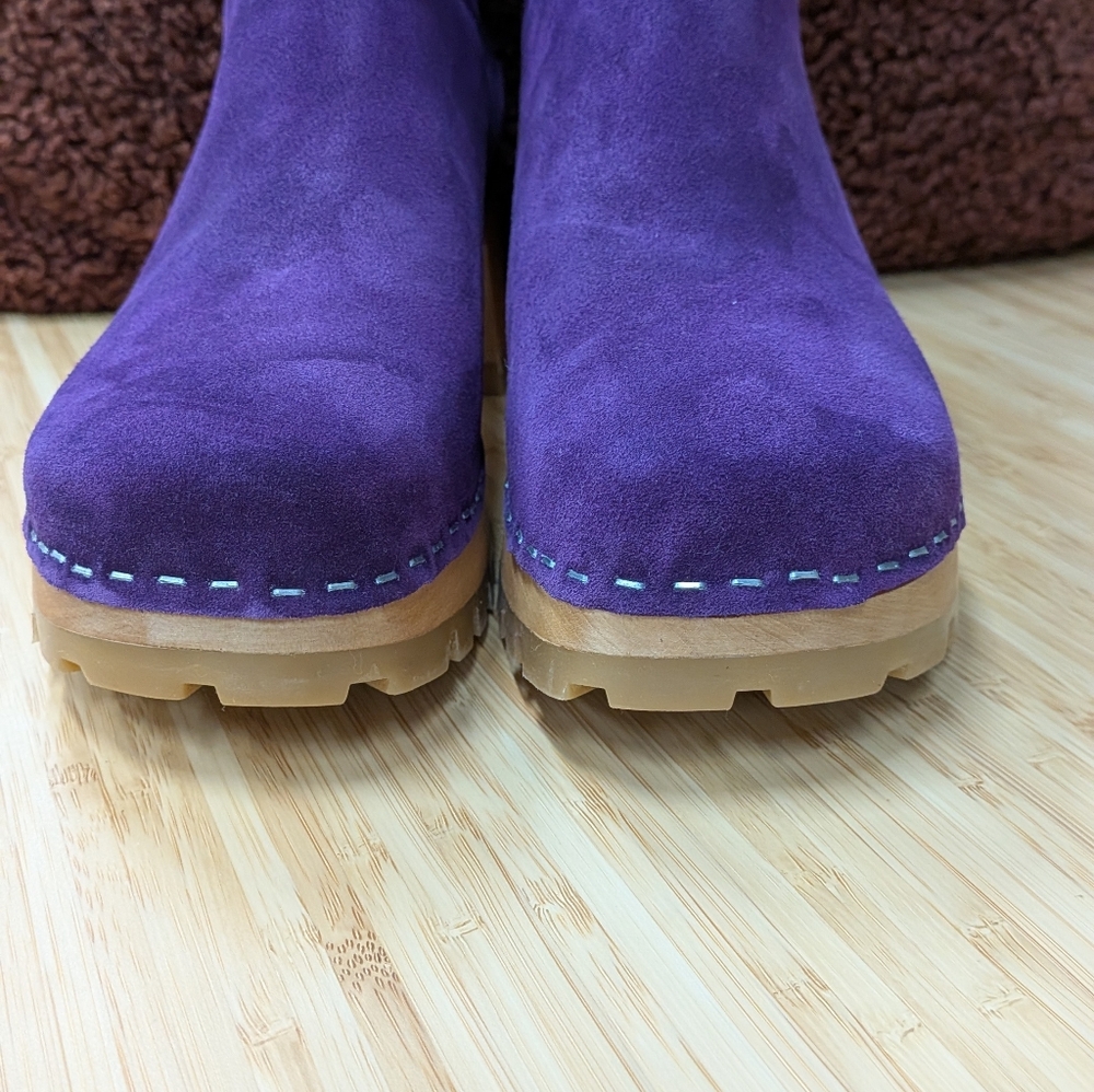 Swedish Hasbeens Viola Clog Boots. New - Picture 8 of 13